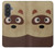 S2825 Mignon raton laveur animé Dessin Etui Coque Housse pour Samsung Galaxy A57