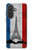 S2859 Drapeau France millésimé Tour Eiffel Etui Coque Housse pour Samsung Galaxy A57