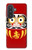 S3045 Japon Bonne chance Daruma Poupée Etui Coque Housse pour Samsung Galaxy A57