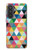 S3049 Triangles Couleurs vibrantes Etui Coque Housse pour Samsung Galaxy A57