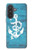 S3053 Marin Blue Anchor Etui Coque Housse pour Samsung Galaxy A57