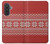 S3384 Motif d'hiver sans couture tricot Etui Coque Housse pour Samsung Galaxy A57