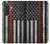 S3472 sapeur pompier Rouge mince ligne Drapeau Etui Coque Housse pour Samsung Galaxy A57