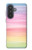S3507 Coloré Arc-en-ciel pastel Etui Coque Housse pour Samsung Galaxy A57