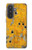 S3528 Bullet Rouille Jaune Métal Etui Coque Housse pour Samsung Galaxy A57