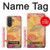 S3686 Automne Feuille Automne Etui Coque Housse pour Samsung Galaxy A57