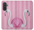 S3805 Flamant Rose Pastel Etui Coque Housse pour Samsung Galaxy A57