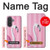 S3805 Flamant Rose Pastel Etui Coque Housse pour Samsung Galaxy A57