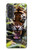 S3838 Tigre du Bengale qui aboie Etui Coque Housse pour Samsung Galaxy A57
