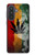 S3890 Drapeau Rasta Reggae Fumée Etui Coque Housse pour Samsung Galaxy A57