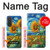 S4019 Tournesol style Van Gogh Etui Coque Housse pour Samsung Galaxy A57