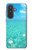 S4066 Plage océanique d'été Etui Coque Housse pour Samsung Galaxy A57