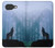S0935 Loup Hurlant dans la forêt Etui Coque Housse pour Google Pixel 10a