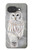 S1566 Milou Blanc Chouette Chouette Etui Coque Housse pour Google Pixel 10a