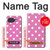 S2358 Rose à pois Etui Coque Housse pour Google Pixel 10a