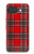 S2374 Motif Tartan Rouge Etui Coque Housse pour Google Pixel 10a