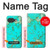 S2377 Turquoise Texture Motif imprimé Gemme Etui Coque Housse pour Google Pixel 10a