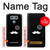 S1946 Sir Mustache Minimalisme Etui Coque Housse pour LG G6