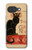S2739 Chat Noir Noir Chat Millésime Etui Coque Housse pour Google Pixel 10a