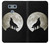 S1981 Wolf Howling at The Moon Etui Coque Housse pour LG G6