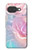 S3050 Pastel Fleurs millésimé Etui Coque Housse pour Google Pixel 10a
