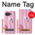 S3805 Flamant Rose Pastel Etui Coque Housse pour Google Pixel 10a