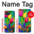 S3926 Peinture à l'huile de tulipe colorée Etui Coque Housse pour Google Pixel 10a
