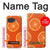 S3946 Motif orange sans couture Etui Coque Housse pour Google Pixel 10a