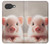 S3979 Bébé cochon mignon Etui Coque Housse pour Google Pixel 10a
