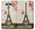 S2108 Eiffel Tower Paris Postcard Etui Coque Housse pour LG G6