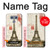 S2108 Tour Eiffel de Paris Carte postale Etui Coque Housse pour LG G6