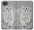 S1566 Milou Blanc Chouette Chouette Etui Coque Housse pour iPhone 17e