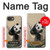 S2210 Peinture Art Panda Fluffy Etui Coque Housse pour iPhone 17e