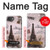 S2211 Carte postale de Paris Tour Eiffel Etui Coque Housse pour iPhone 17e