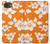 S2245 Hawai Hibiscus Motif orange Etui Coque Housse pour iPhone 17e