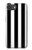 S2297 Noir et blanc rayures verticales Etui Coque Housse pour iPhone 17e