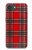 S2374 Motif Tartan Rouge Etui Coque Housse pour iPhone 17e