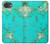 S2377 Turquoise Texture Motif imprimé Gemme Etui Coque Housse pour iPhone 17e