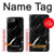 S2895 Noir Marbre imprimé graphique Etui Coque Housse pour iPhone 17e