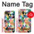S3049 Triangles Couleurs vibrantes Etui Coque Housse pour iPhone 17e