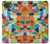 S3391 Art abstrait carreaux de mosaïque graphique Etui Coque Housse pour iPhone 17e