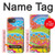 S3407 hippie Art Etui Coque Housse pour iPhone 17e