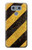 S2231 Yellow and Black Line Hazard Striped Etui Coque Housse pour LG G6