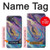 S3676 Pierre de marbre abstraite colorée Etui Coque Housse pour iPhone 17e