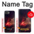 S3897 Espace nébuleuse rouge Etui Coque Housse pour iPhone 17e