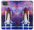 S3913 Navette spatiale nébuleuse colorée Etui Coque Housse pour iPhone 17e