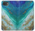 S3920 Couleur bleu océan abstrait émeraude mélangée Etui Coque Housse pour iPhone 17e