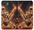 S3984 Squelette de feu jouant de la guitare Etui Coque Housse pour iPhone 17e