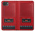 S4073 Cassette rouge vintage Graphique du joueur Etui Coque Housse pour iPhone 17e