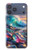 S4084 Vagues Arc-en-ciel Fantastiques Etui Coque Housse pour iPhone 17 Pro Max